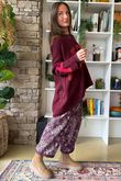 Big Softie Amour Slouch Knit Jumper Burgundy /12=